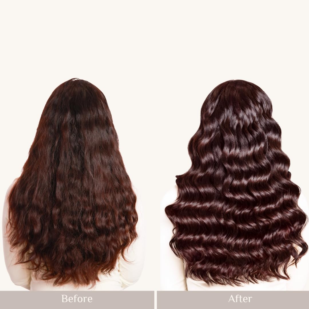 Application sur cheveux humides pour maîtriser les frisottis et brillance