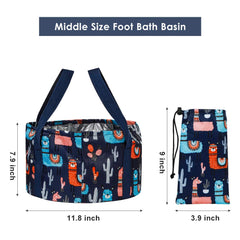 Saiveina tina plegable con doble capa, protección impermeable para uso prolongado.