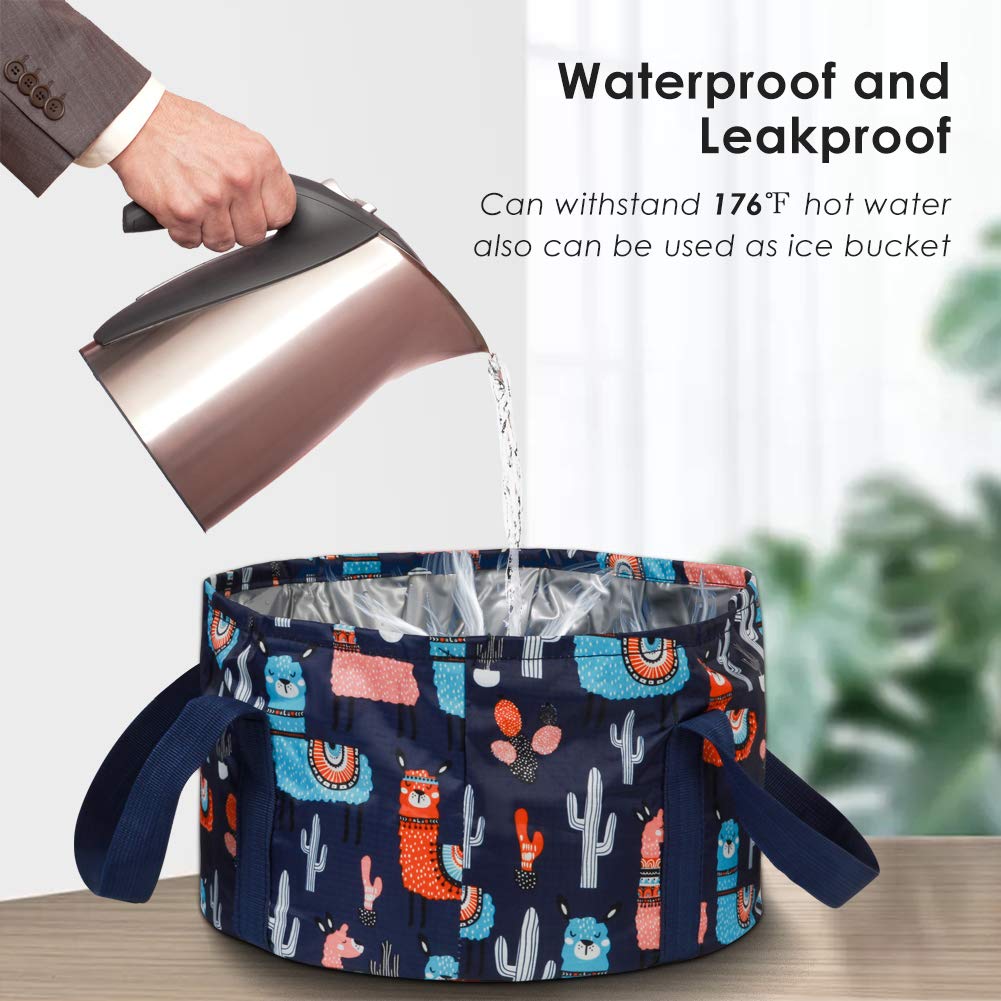 Saiveina tina para pies resistente al agua, estructura robusta y estable.