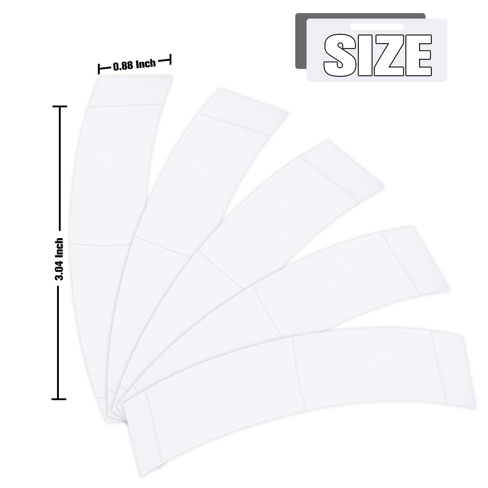 SAJOO cinta doble cara transparente, adherencia discreta para encaje frontal.