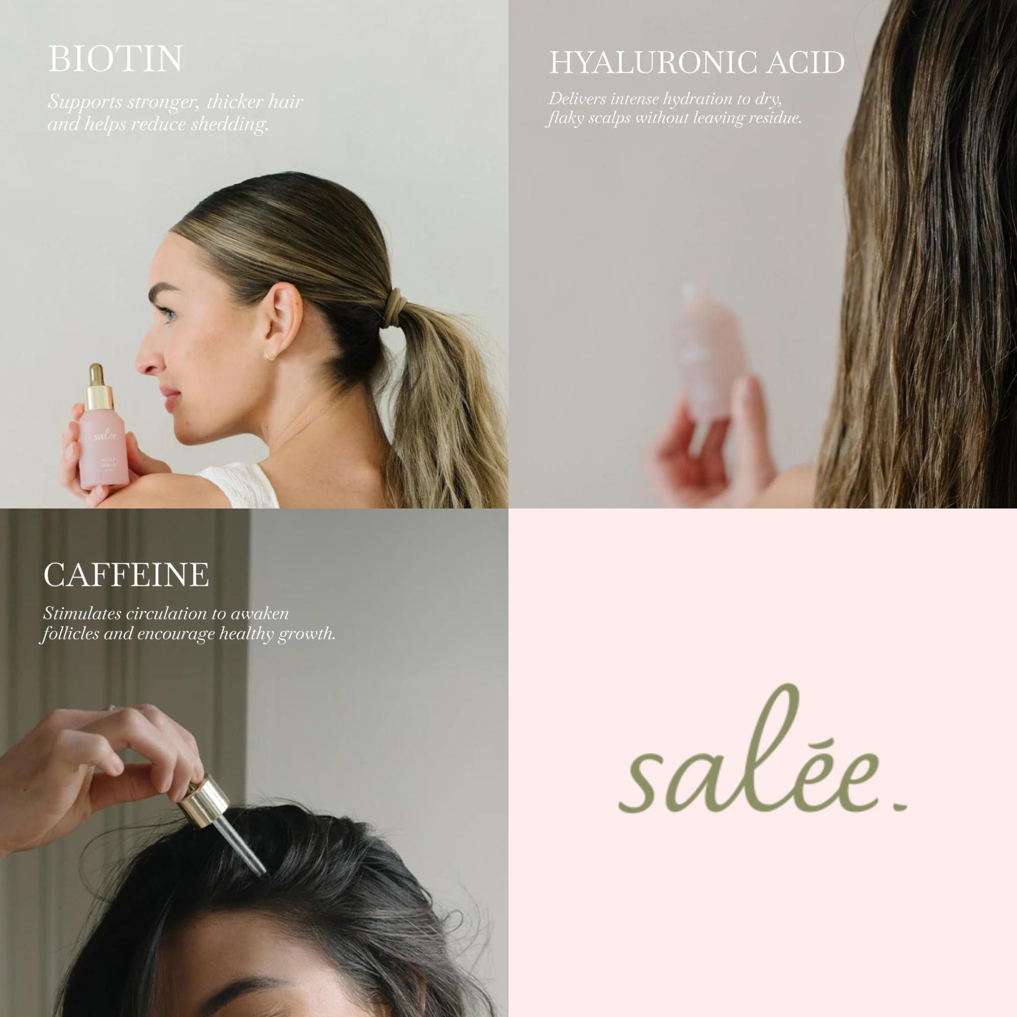 Fórmula limpia de Salee Serum, apta para uso diario sin irritar.