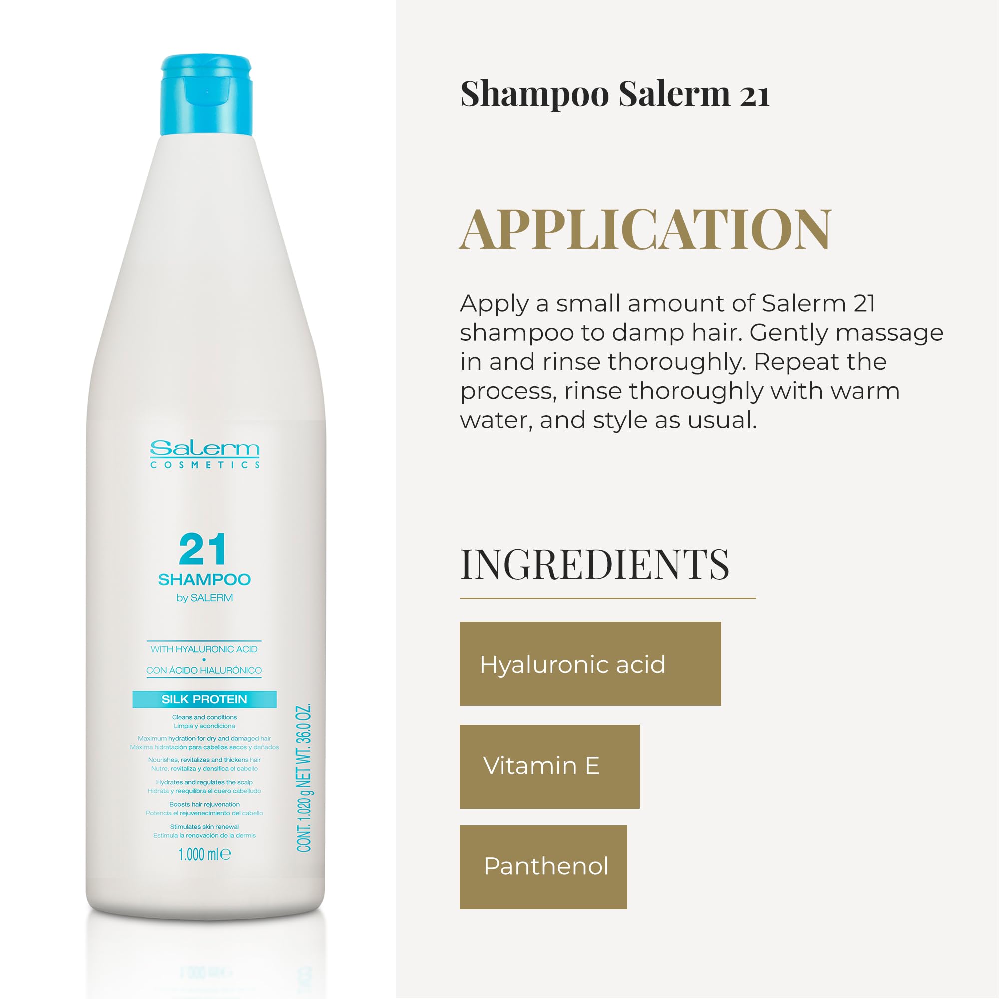 SALERM 21 - panthenol, soin doux du cuir chevelu
