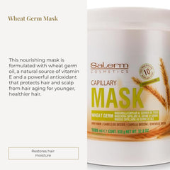 SALERM Masque nourrissant cheveux – texture crème riche et démêlage facilité