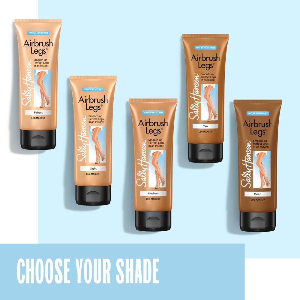 Resistente al agua y a la transferencia con Sally Hansen Airbrush Legs
