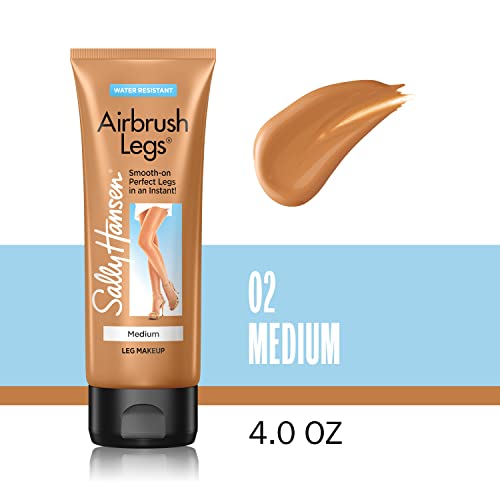 Secado rápido de Sally Hansen Airbrush Legs facilita la rutina de maquillaje.