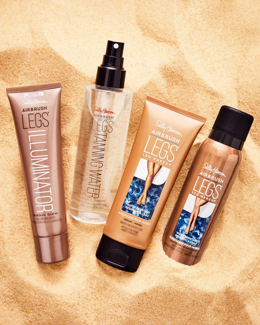 Cubierta de venas e irregularidades con Sally Hansen Airbrush Legs.