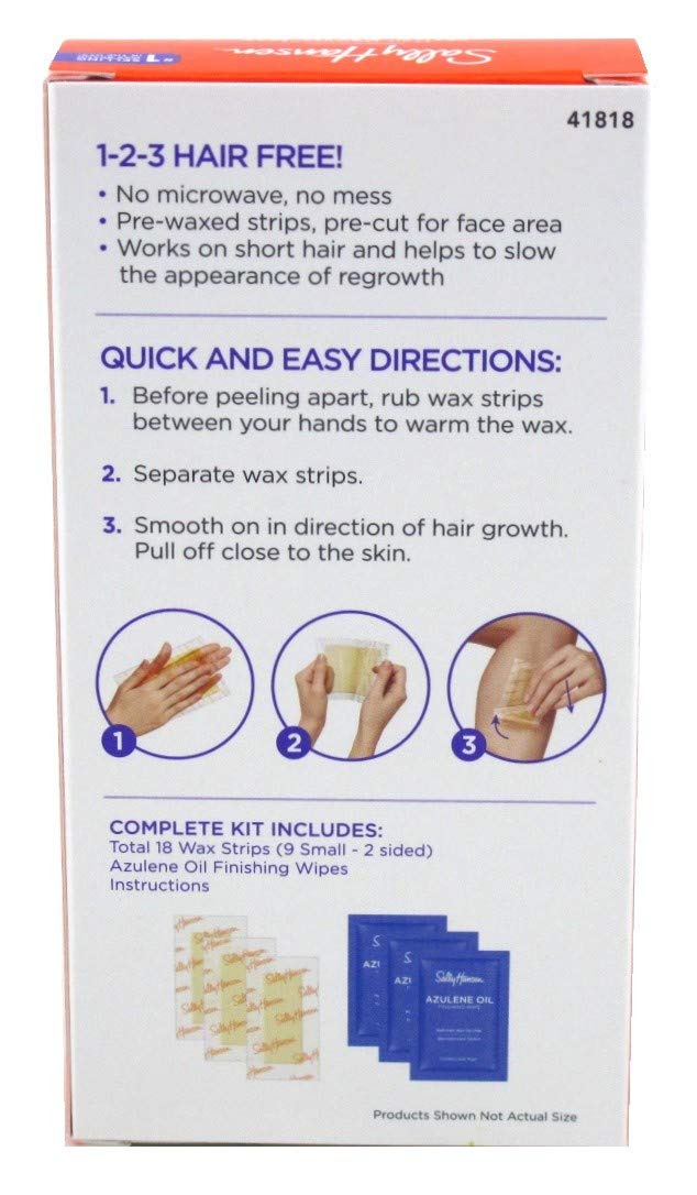 Pack de dos tiras para retoques faciales, más comodidad.