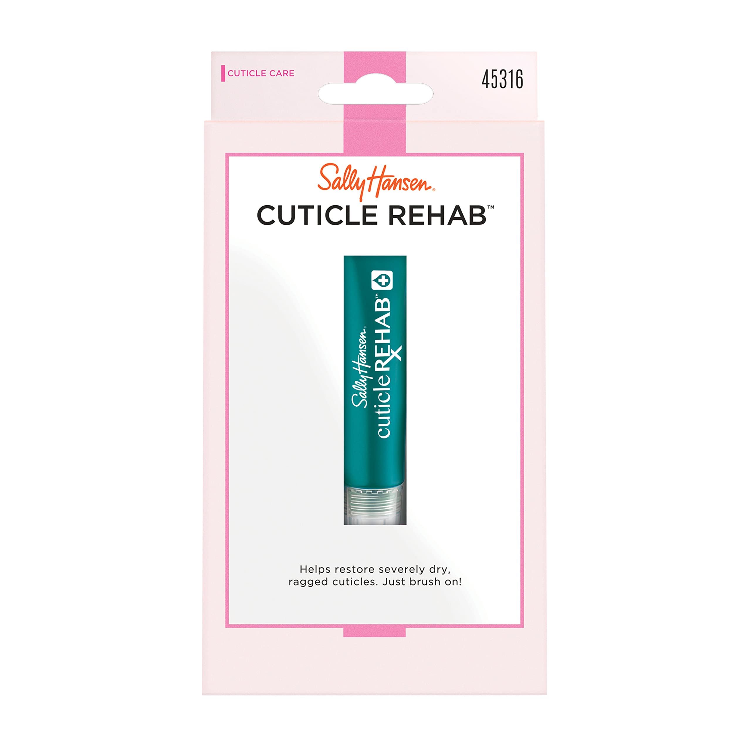 Sally Hansen, frasco de tratamiento para cutículas, hidratación suave.
