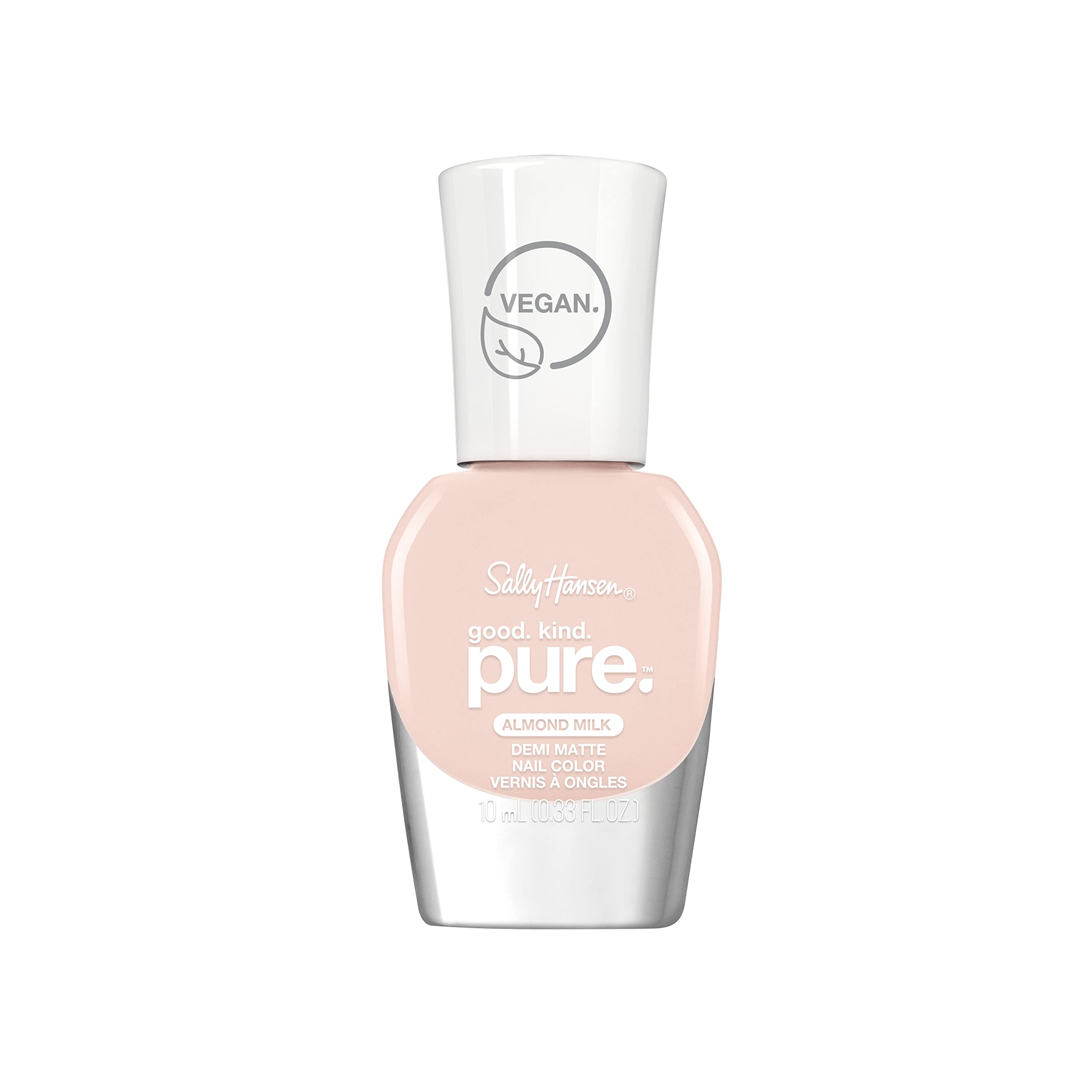 Sally Hansen Good. Kind. Pure con botella leche de almendra para color suave y natural
