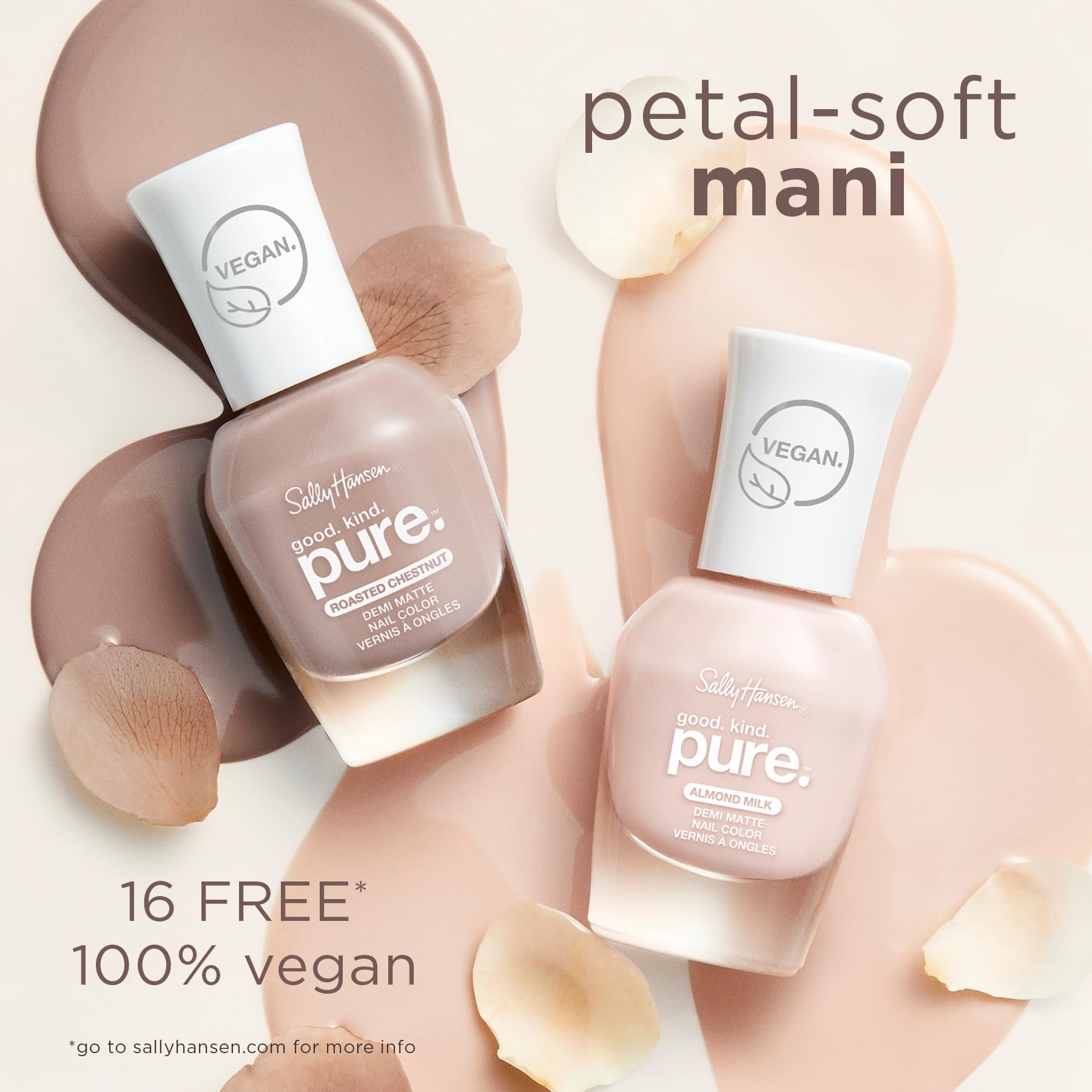 Brillo sutil de Sally Hansen Good. Kind. Pure realza las uñas