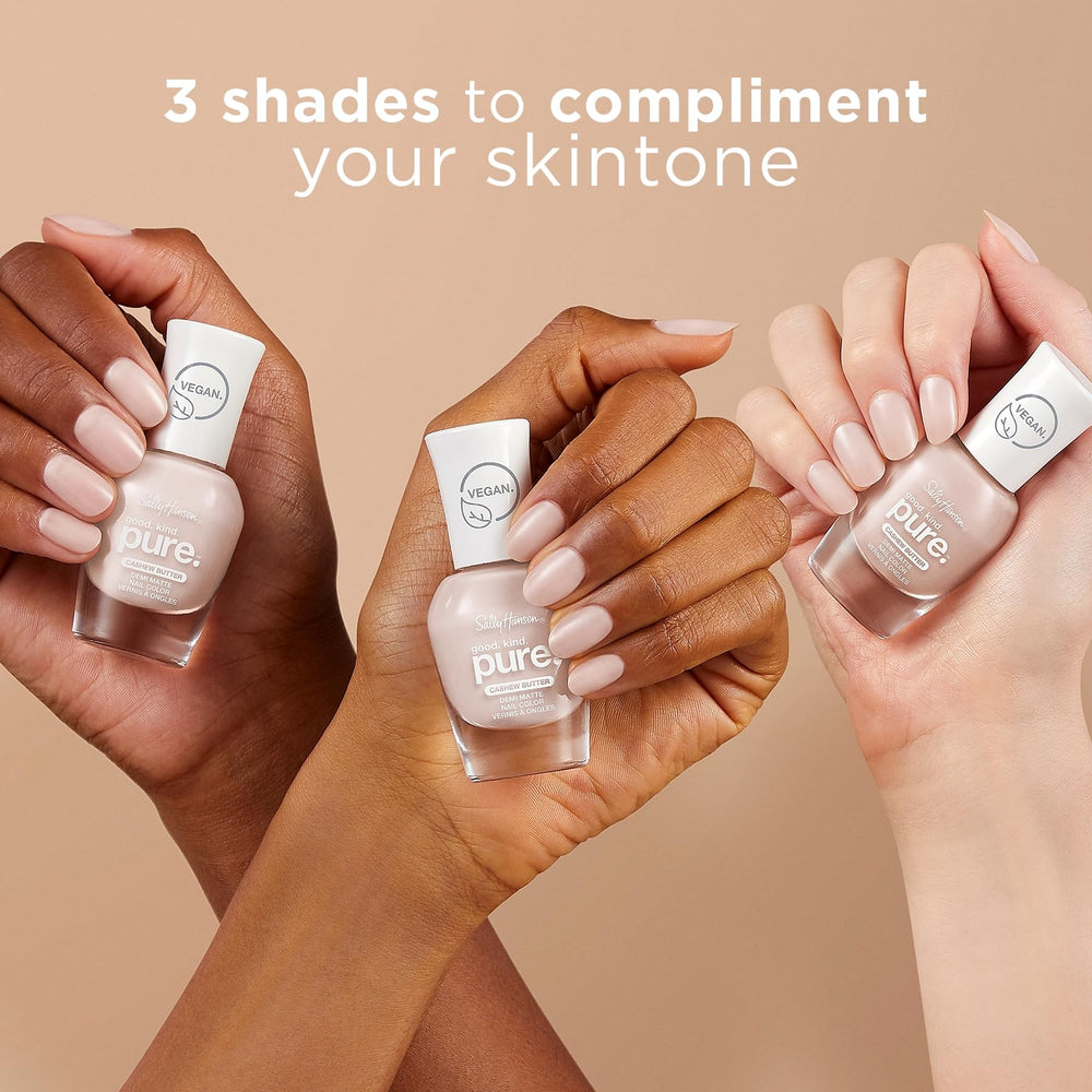 Envase sostenible de Sally Hansen Good. Kind. Pure cuida el planeta