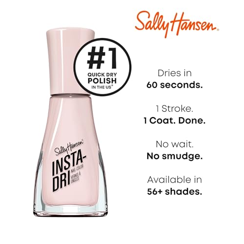 Esmalte con acabado brillante Insta-Dri en uñas bien definidas