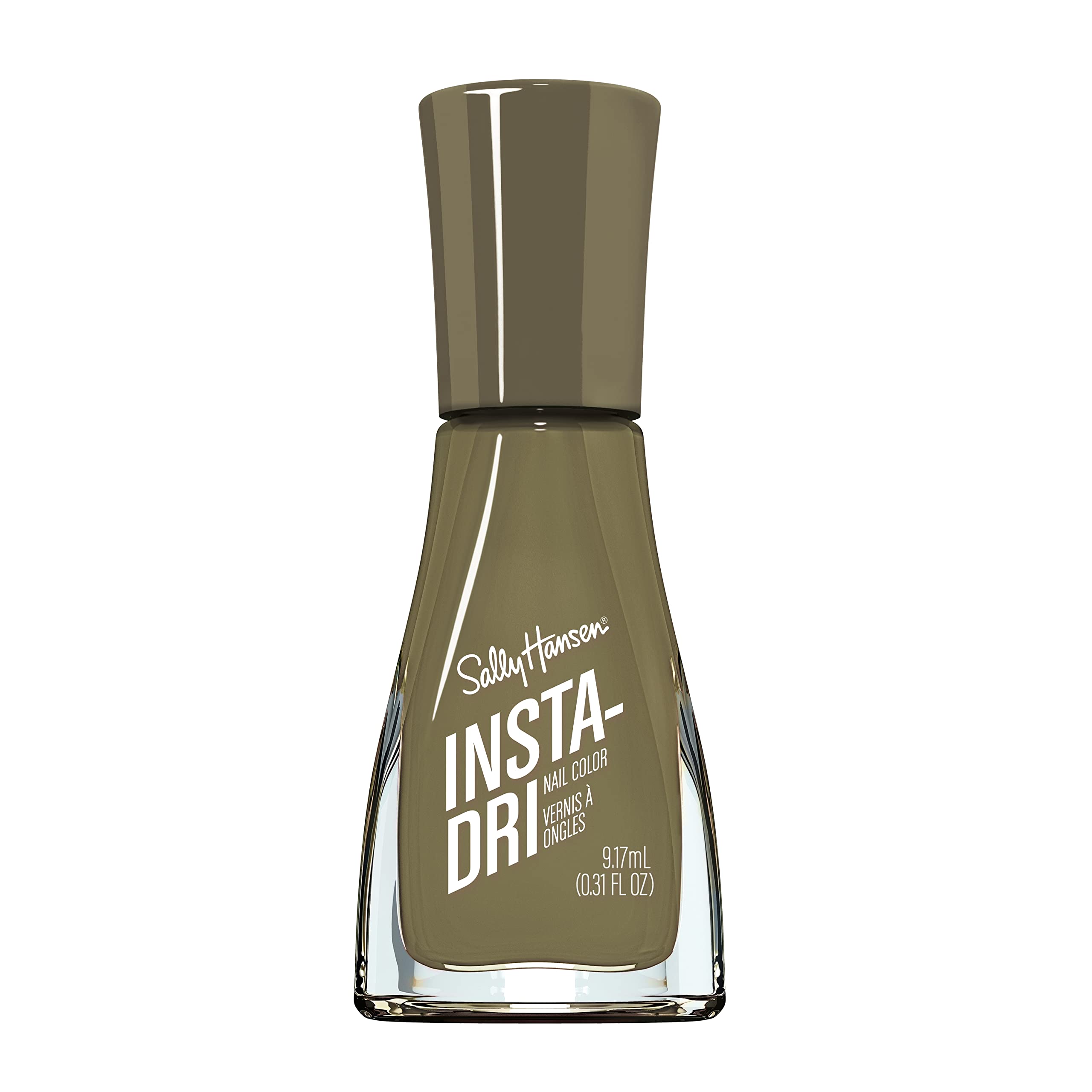 Sally Hansen Insta-Dri, acabado brillante para uñas listas en minutos.
