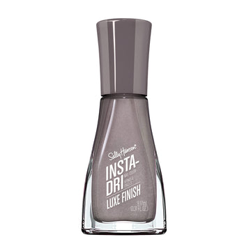 Sally Hansen Insta-Dri botella Extrava-grey, color crema gris para manicuras rápidas.