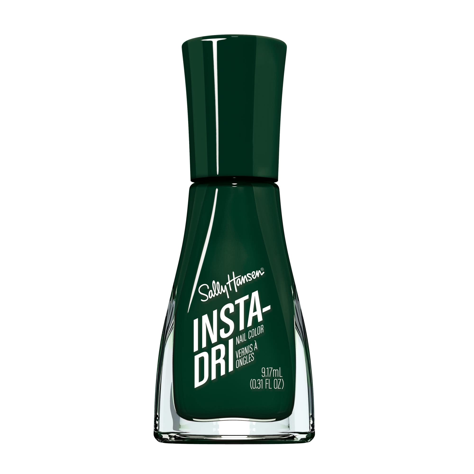 Sally Hansen Insta-Dri C-hill Out en botella, color verde opaco de secado rápido.