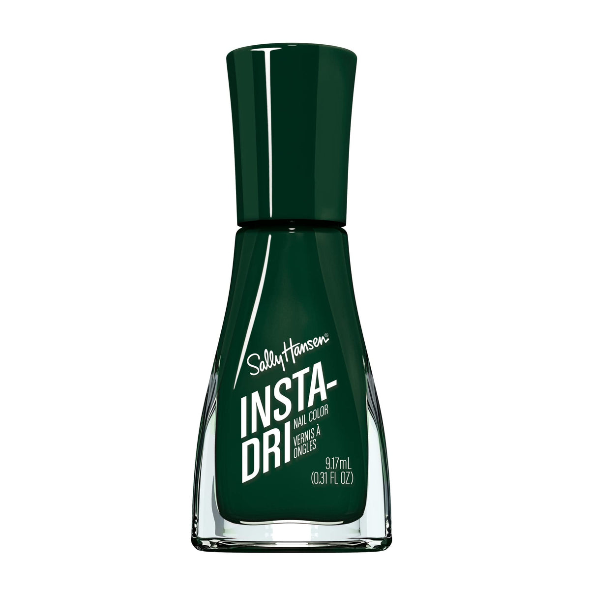 Sally Hansen Insta-Dri C-hill Out en botella, color verde opaco de secado rápido.