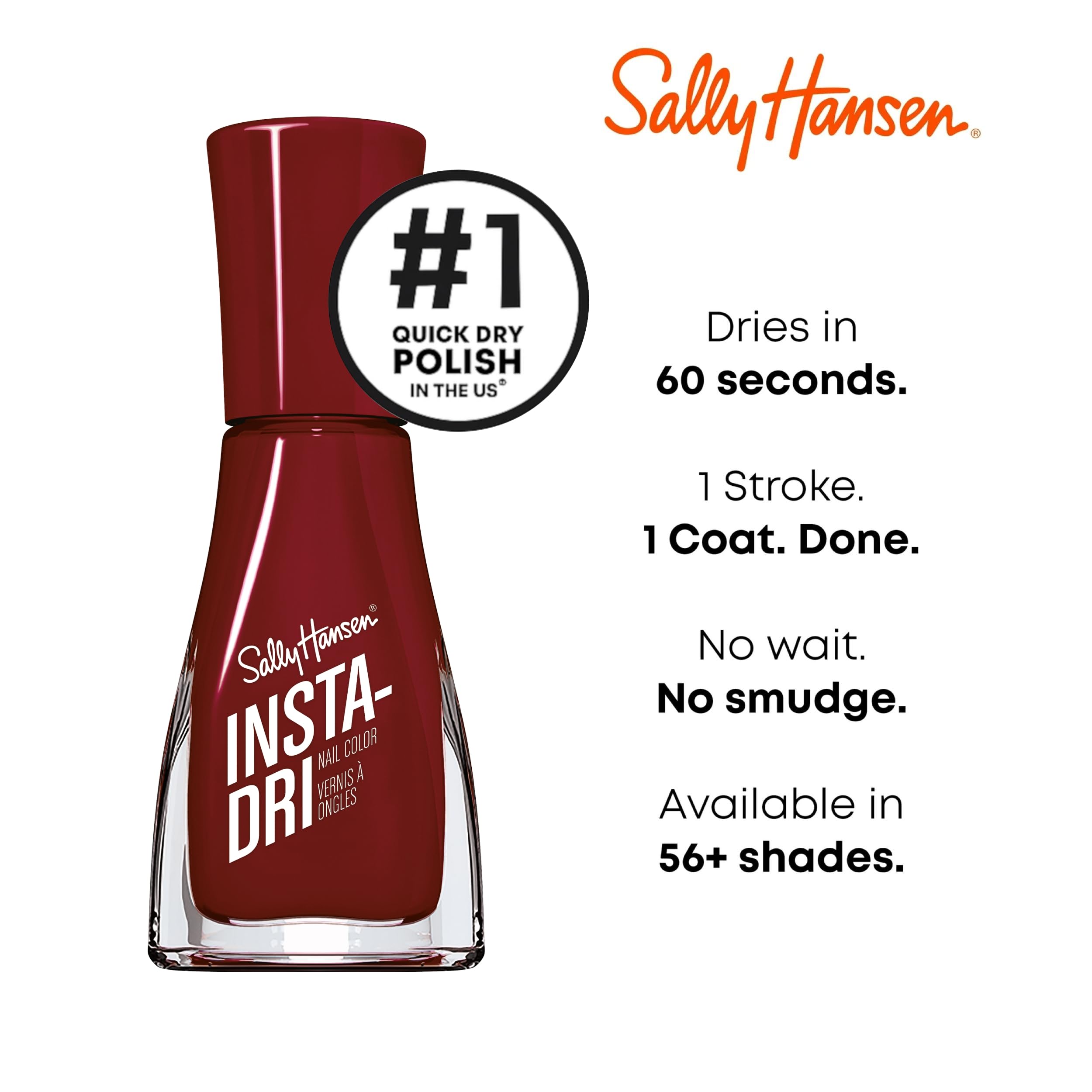 Sally Hansen Insta-Dri Cinna-Snap: acabado brillante que realza cualquier look.