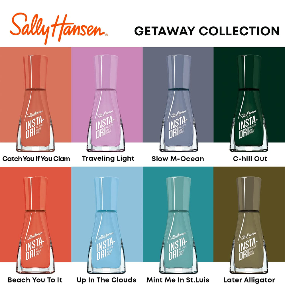 Sally Hansen Insta-Dri colección Escape the Ordinary de cremas listas para usar.