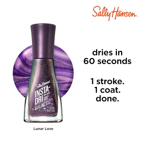Sally Hansen Insta-Dri Galactic, brillo intenso para uñas deslumbrantes.