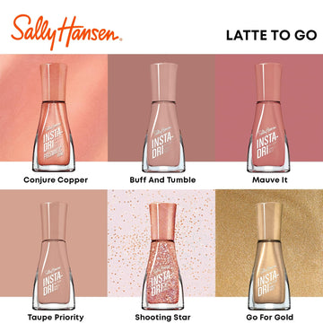 Look diario con Sally Hansen Insta-Dri Mauve It para cualquier ocasión