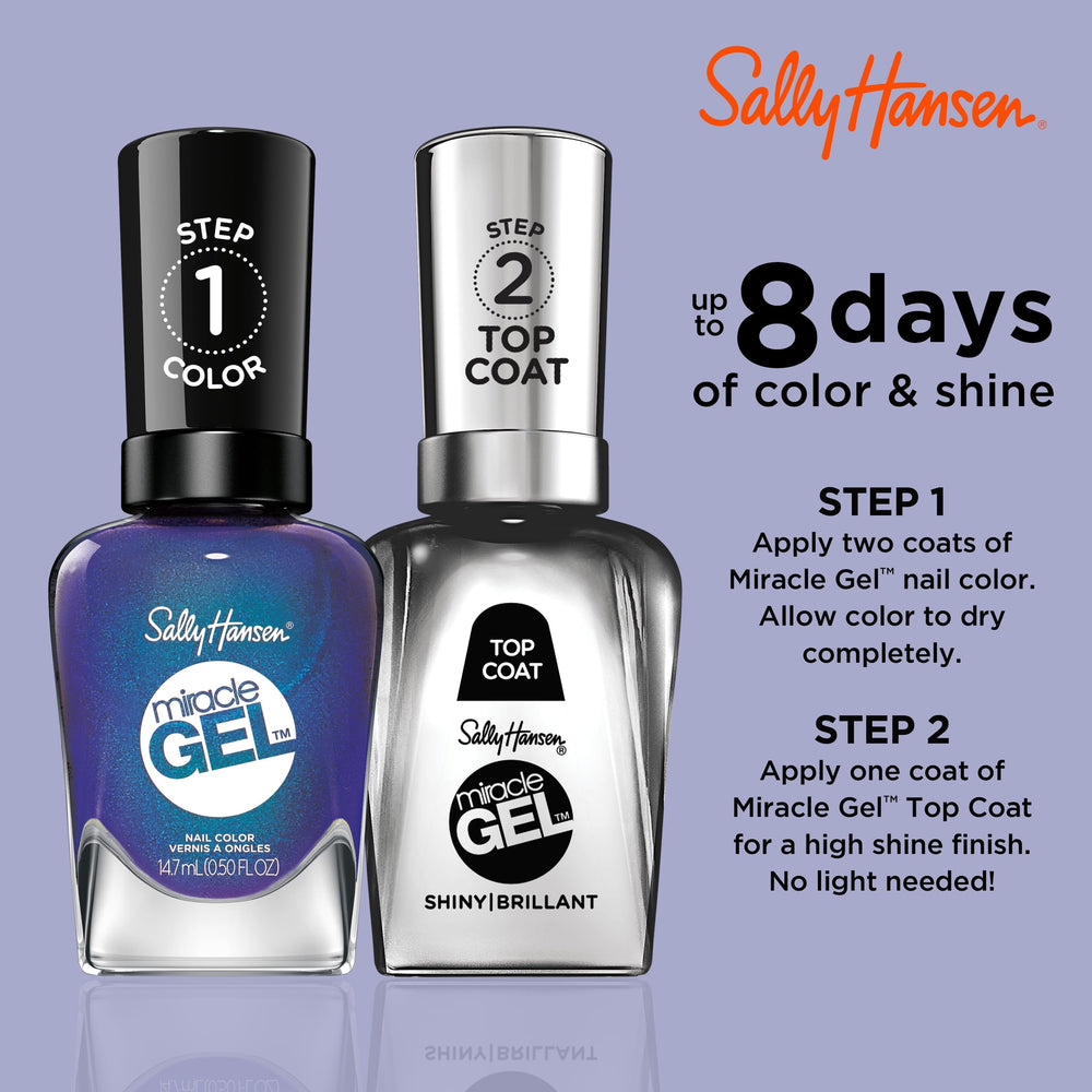 Tono Indigo de Miracle Gel para uñas destacadas