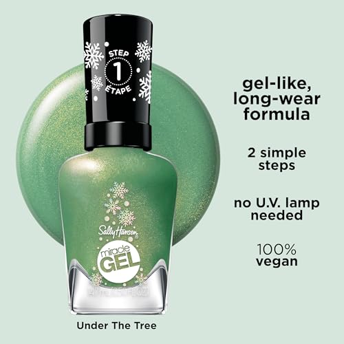 Sally Hansen Miracle Gel, acabado gel-brillo que simula una manicura profesional.