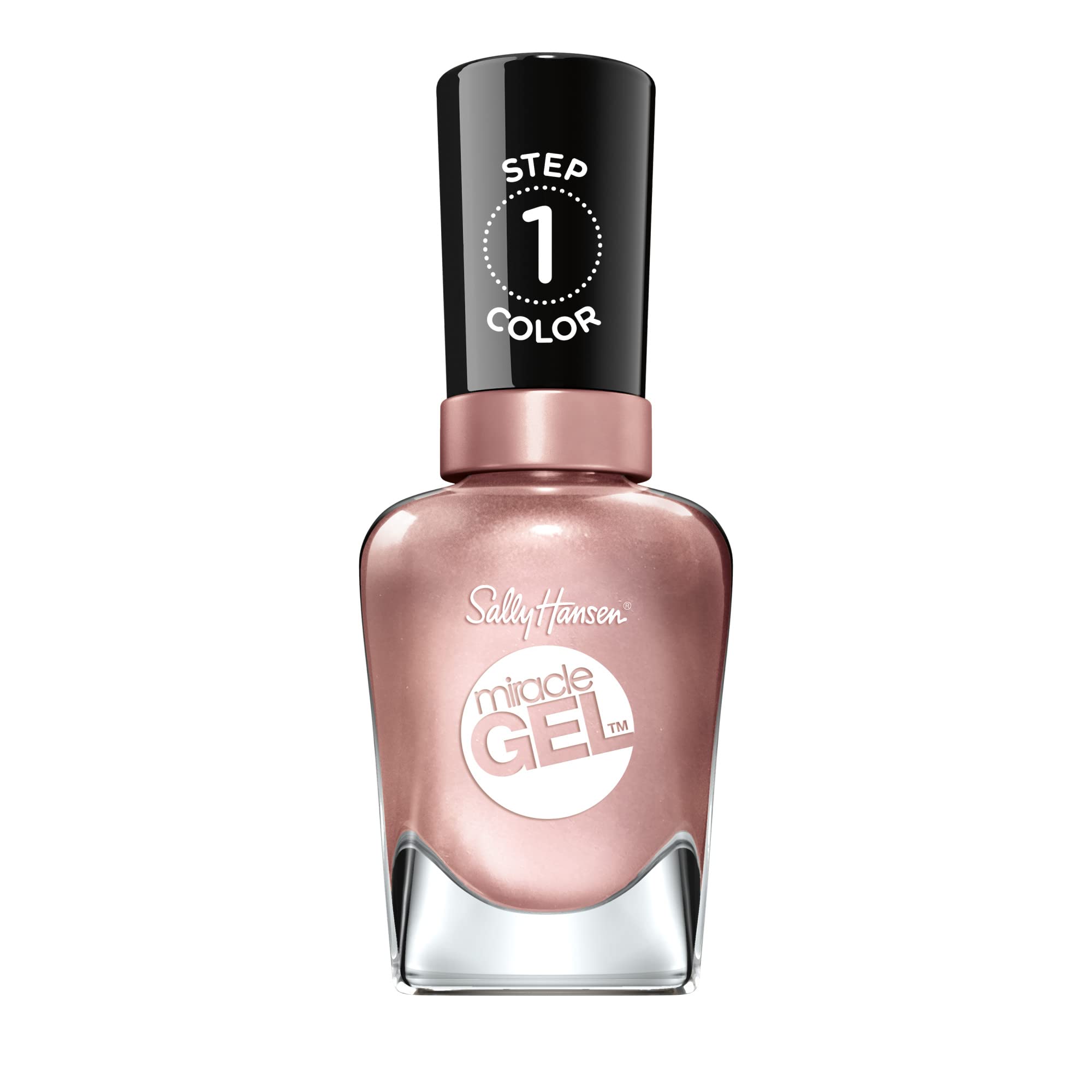 Sally Hansen Miracle Gel, acabado gel en casa sin luz UV para uñas pulidas.