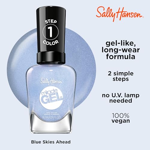 Sally Hansen Miracle Gel aplicación de dos pasos para color y brillo