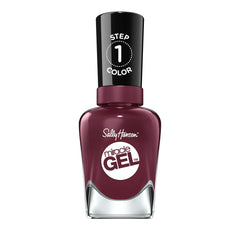Sally Hansen Miracle Gel muestra el bote de esmalte V-Amplified con color duradero.