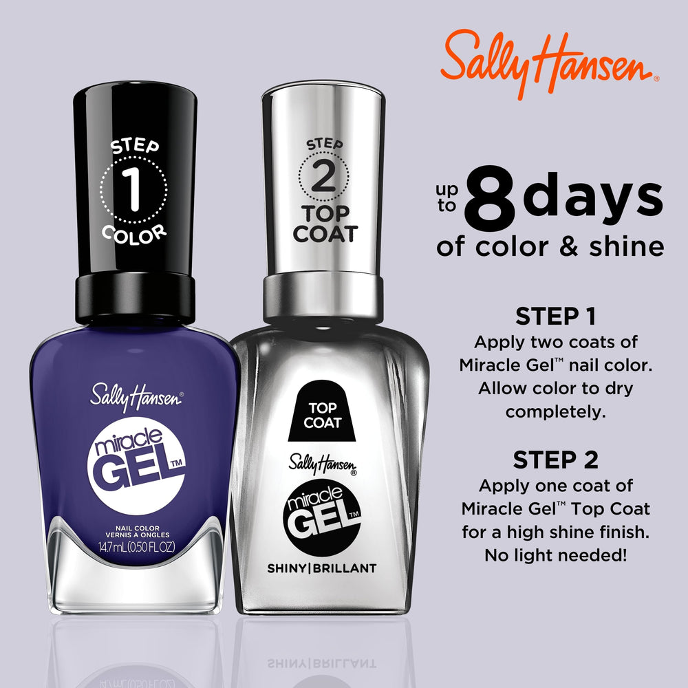 Sally Hansen Miracle Gel Desierto Reinado: cobertura opaca y uniforme en una pasada.