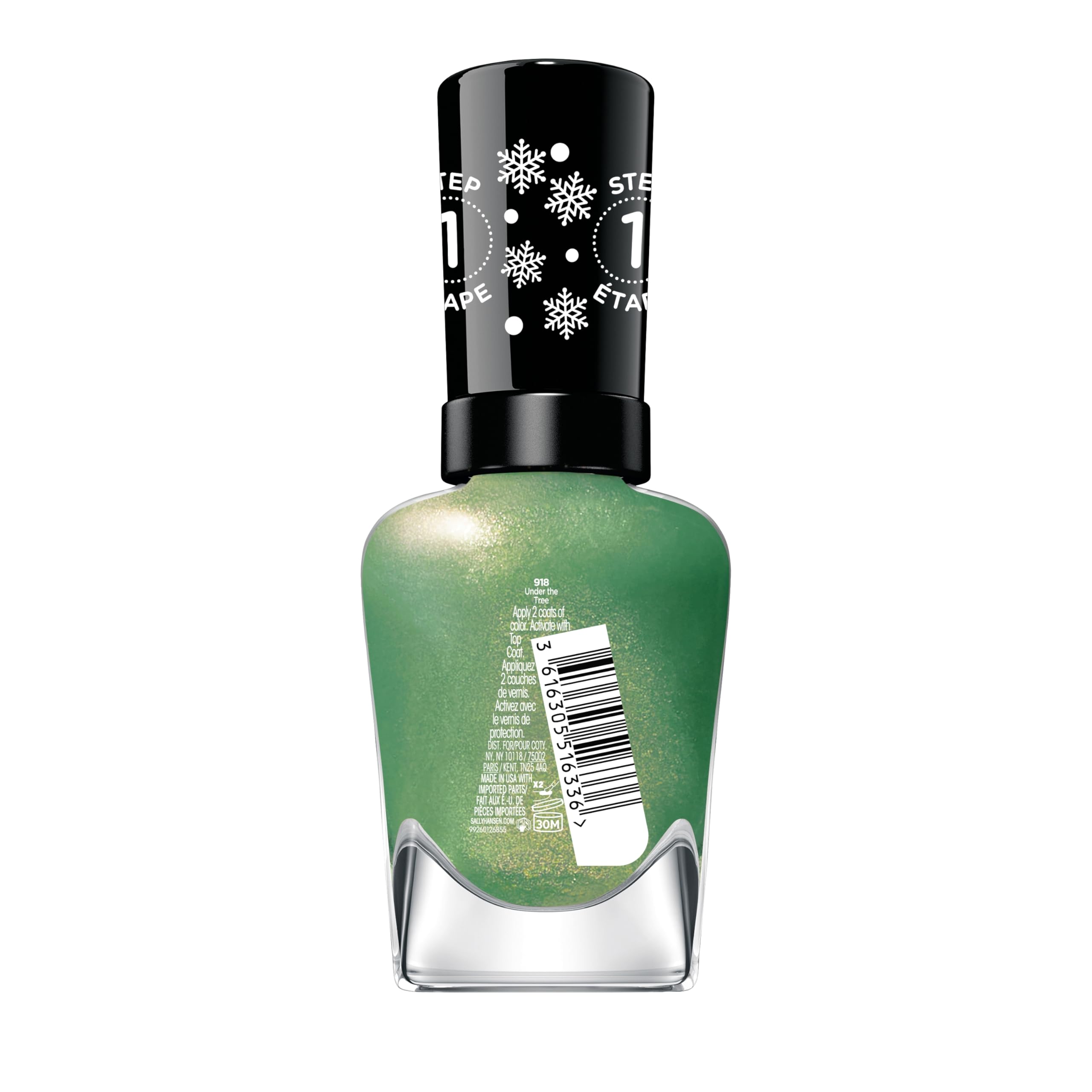 Sally Hansen Miracle Gel ofrece durabilidad de hasta diez días con brillo.