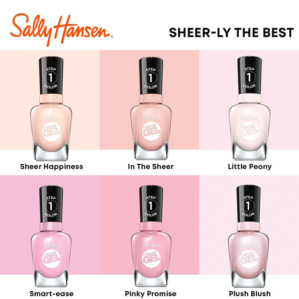 Sally Hansen Miracle Gel fórmula vegana para un esmalte responsable.