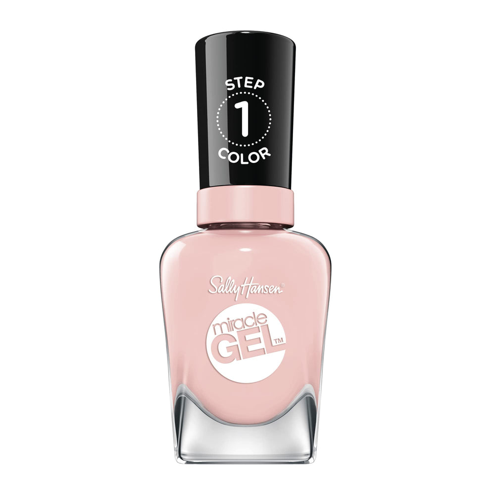 Sally Hansen Miracle Gel tono 248 Once Chiffon A Time, acabado duradero para uñas.