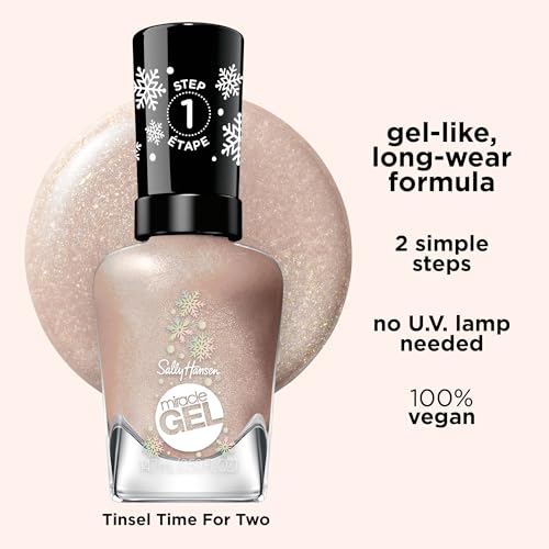 Acabado perlado de Miracle Gel para uñas con brillo sutil