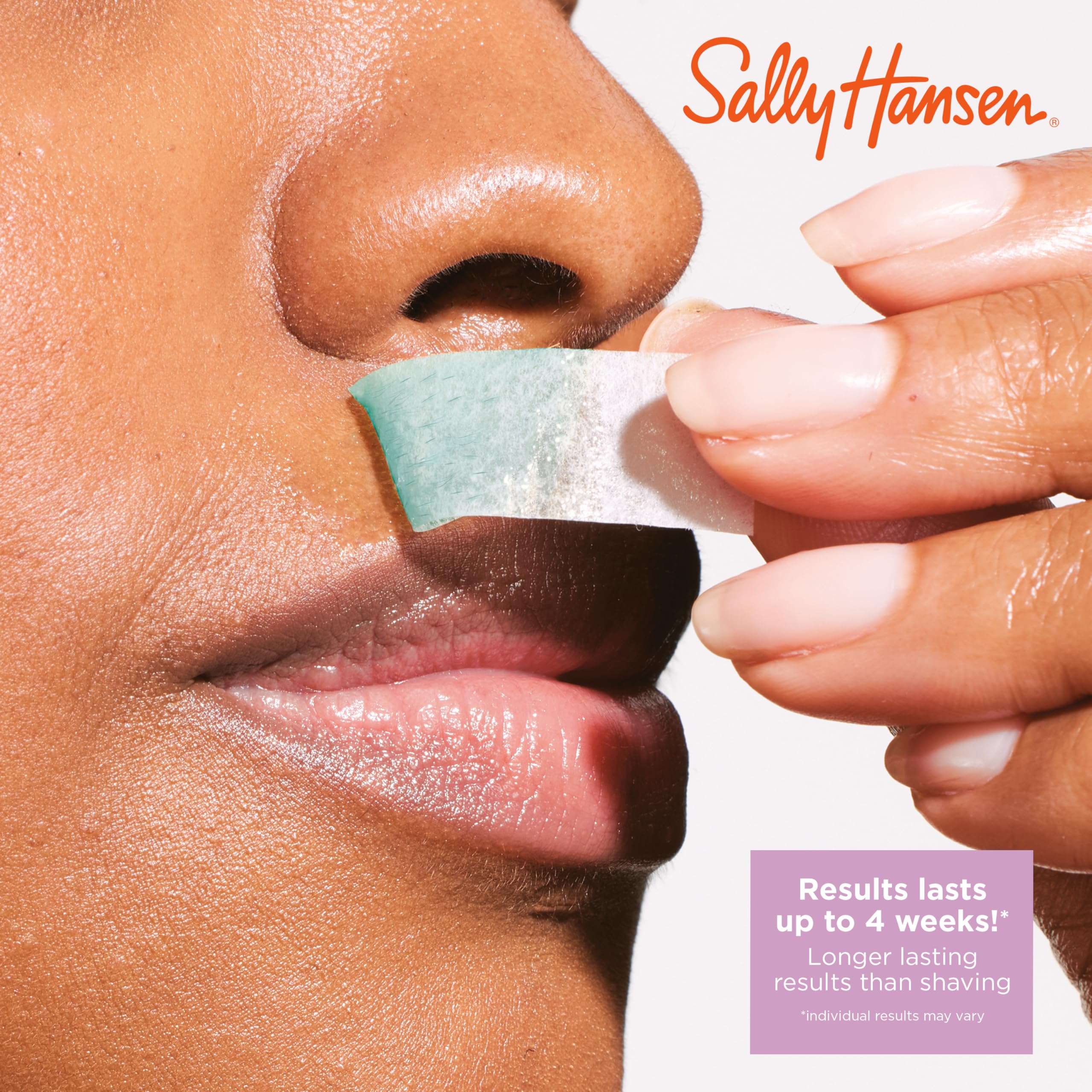 Sally Hansen facilita retirar residuos de cera con agua, sin irritaciones