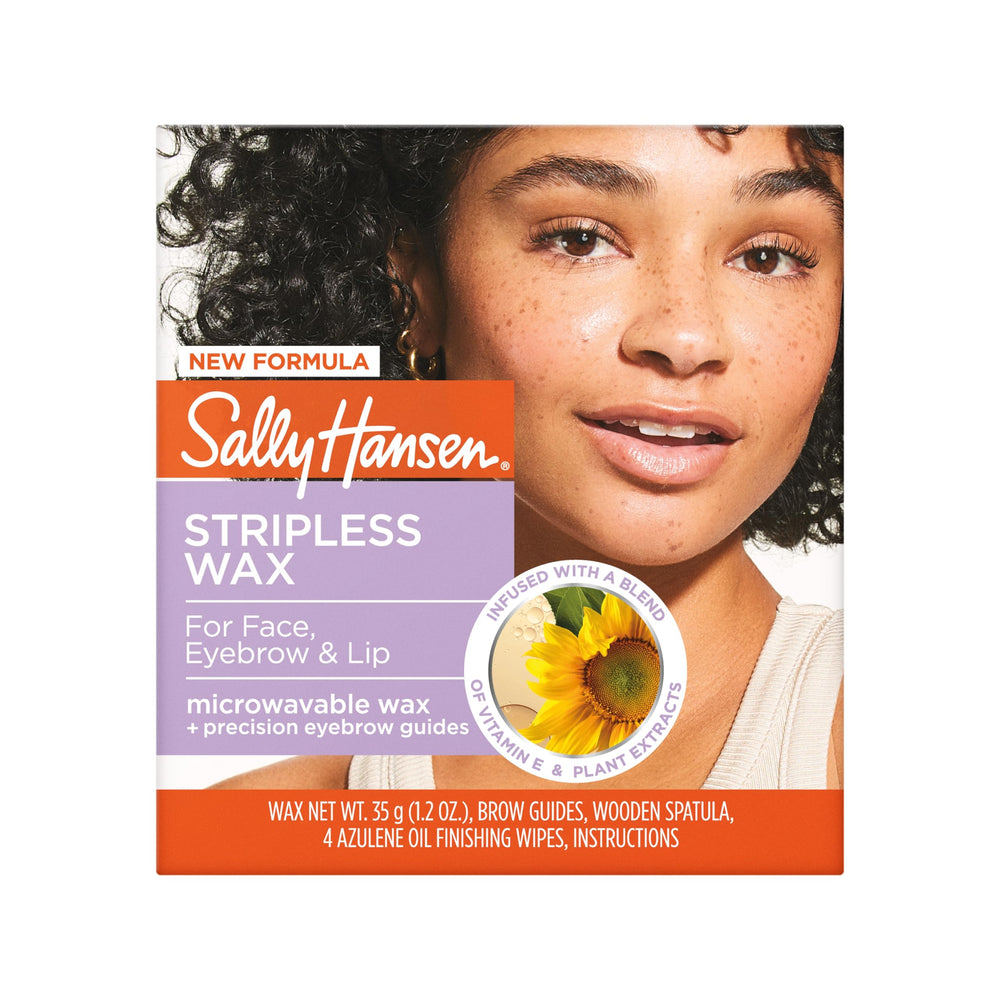Kit Sally Hansen Stripless Wax para rostro: depilación rápida y suave