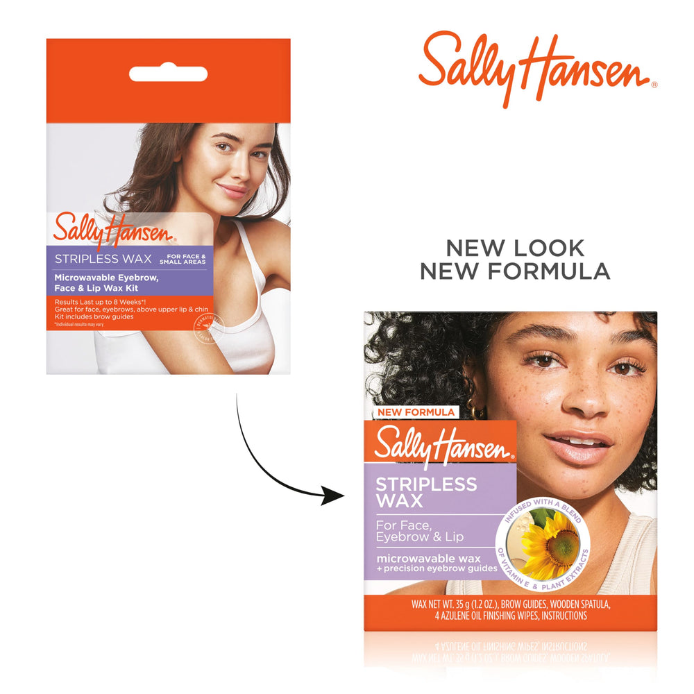 Instrucciones de aplicación de la cera Stripless de Sally Hansen