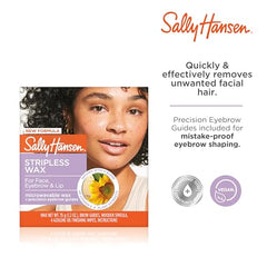 Sally Hansen Stripless Wax para labio superior, depilación eficaz
