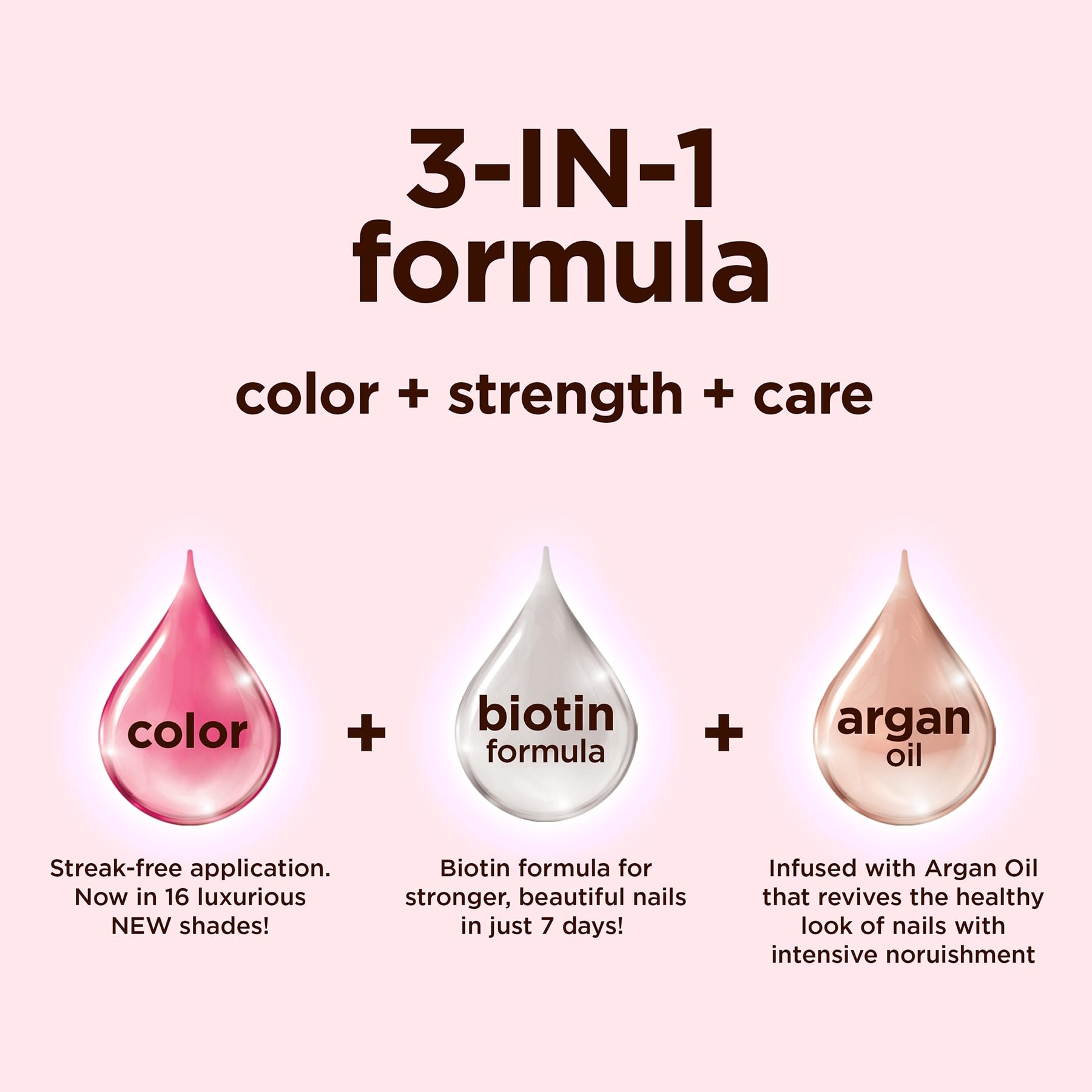 Sally Hansen Terapia de Color Biotina fortalece uñas.