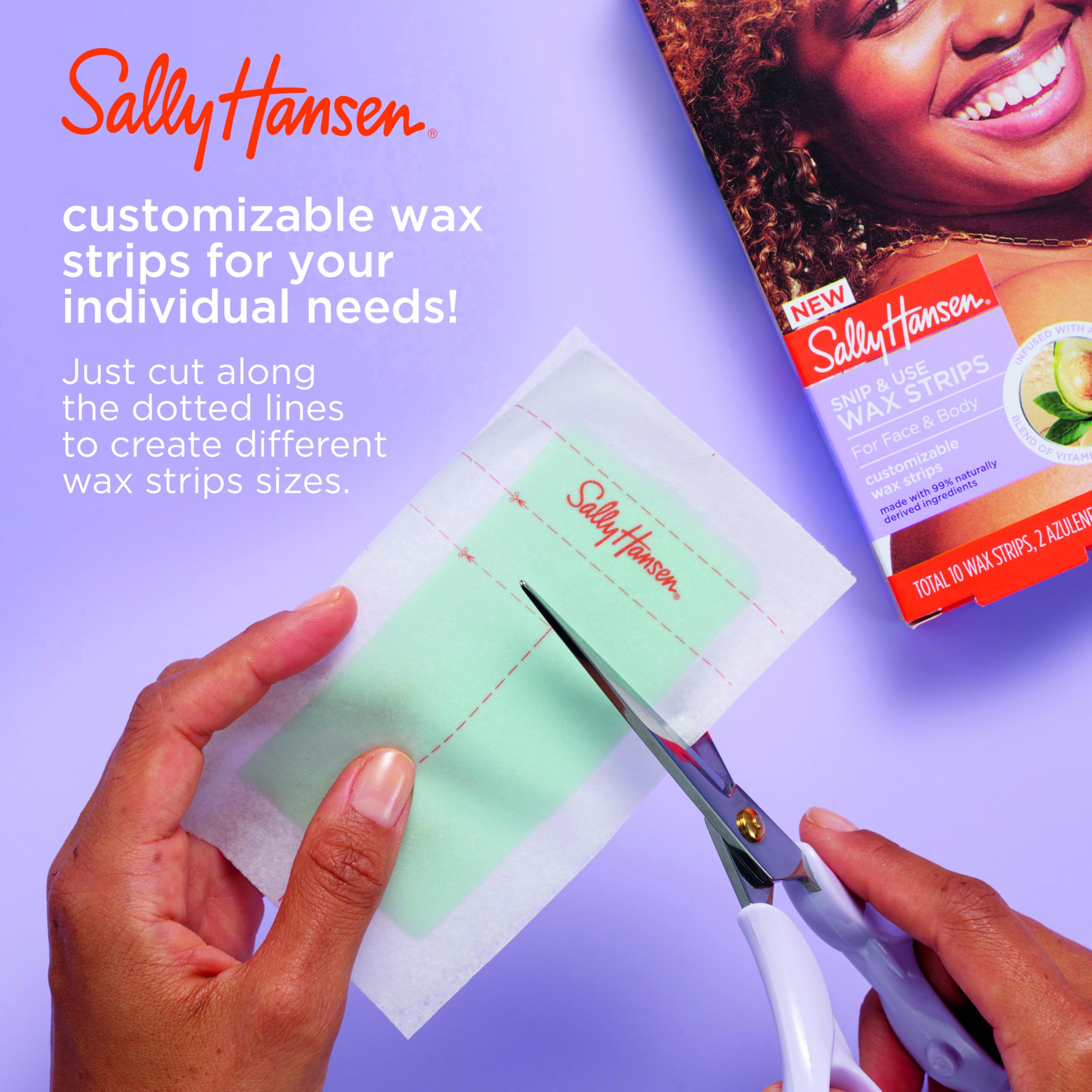 Sally Hansen: tiras de cera calientes en microondas para depilación rápida