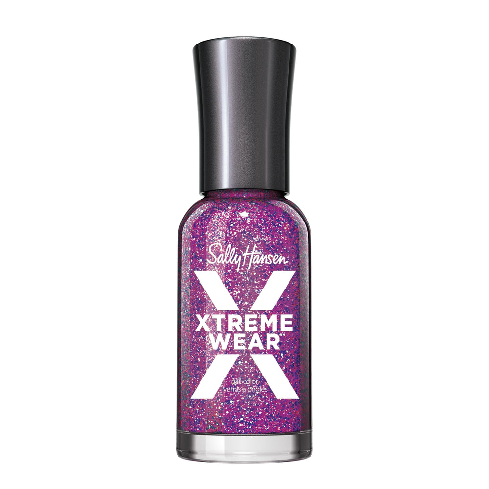 Sally Hansen Xtreme Wear Rockstar Pink botella con color rosado vibrante y acabado brillante.