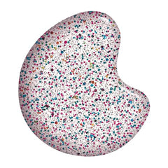 Sally Hansen Xtreme Wear Confetti Craze, pincel en acción para una cobertura uniforme.