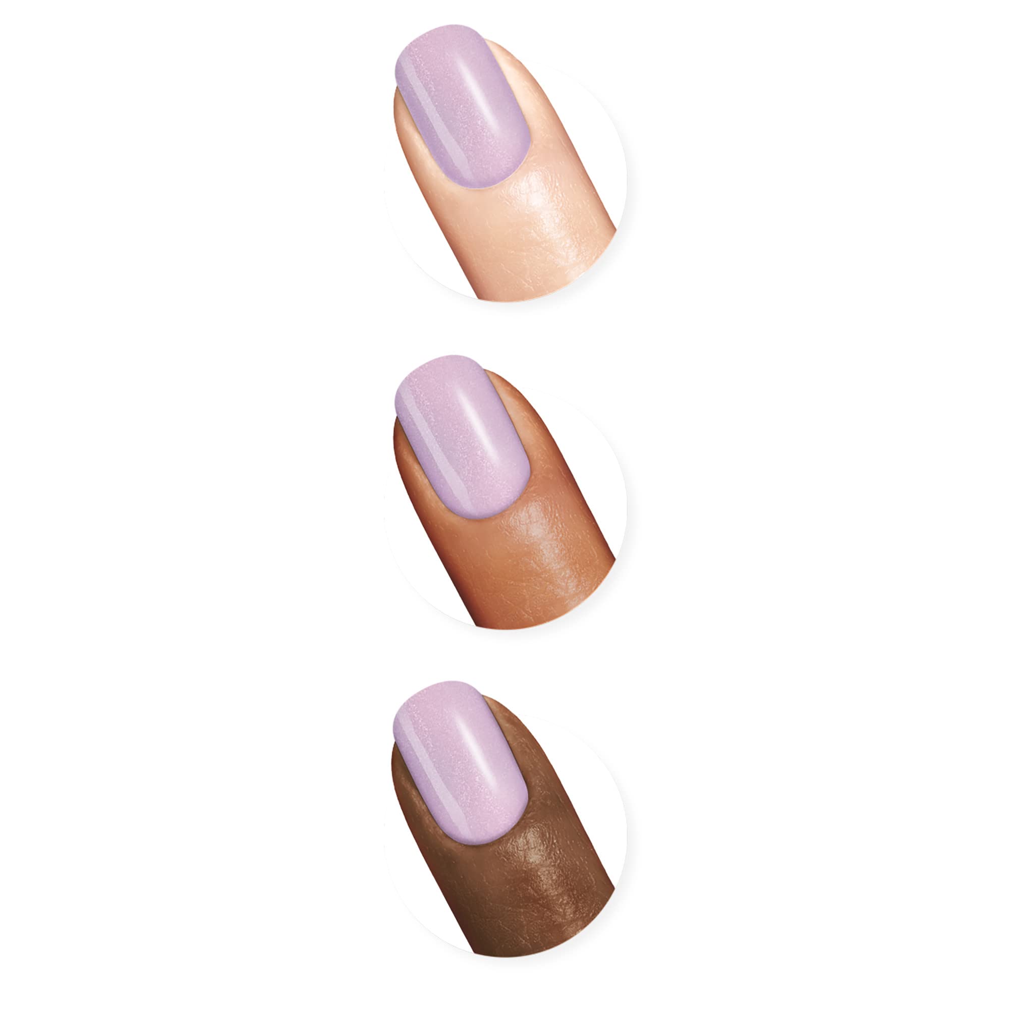 Sally Hansen Xtreme Wear Iris Ilusión muestra el tono vibrante para uñas.