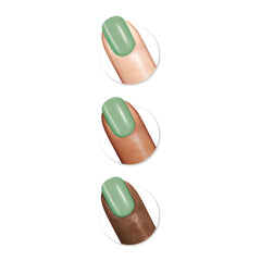 Sally Hansen Xtreme Wear Pound the Pave-Mint, tono menta pastel para looks frescos.