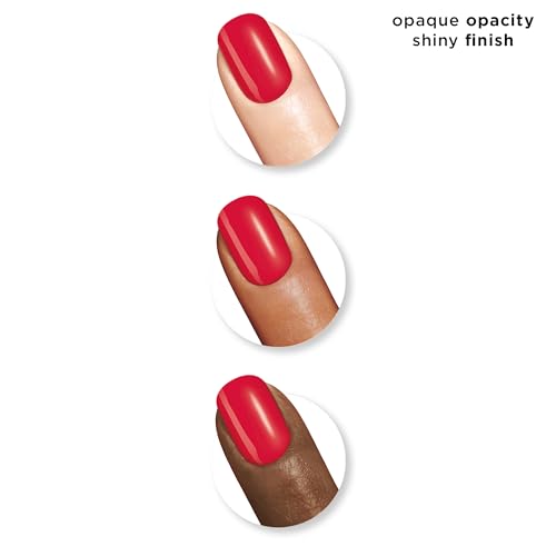 Sally Hansen Xtreme Wear Pucker Up: tono rojo opaco para uñas vibrantes.