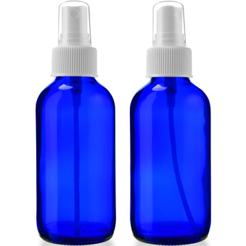 Sally's Organics atomizador azul de vidrio portátil para aceites esenciales, ideal para viajes