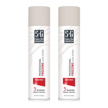 Botella de laca Salon Grafix Freezing Mega Hold con fijación duradera