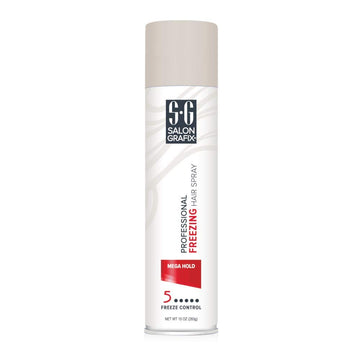 Spray de laca Salon Grafix Freezing Mega Hold para volumen y definición