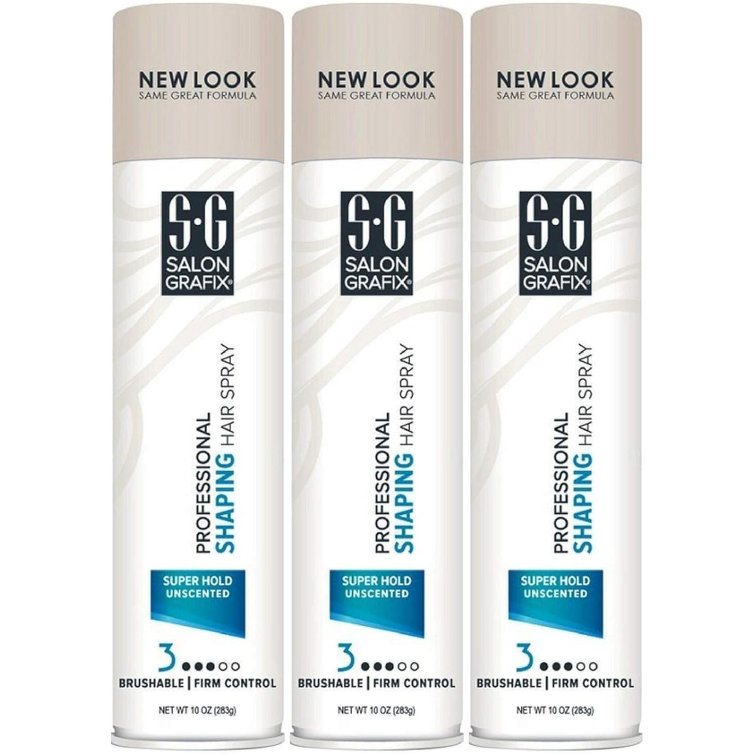 Salón Grafix spray de fijación profesional sin fragancia para volumen duradero en el cabello