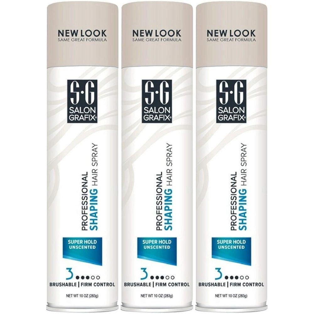 Salón Grafix spray de fijación profesional sin fragancia para volumen duradero en el cabello